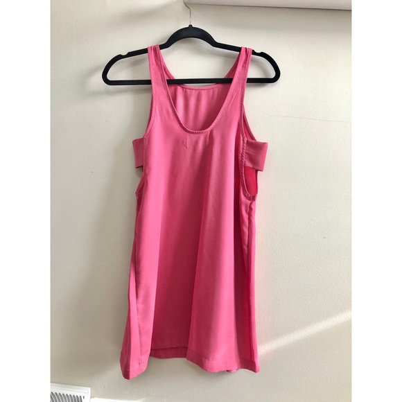 Abercrombie Mauve Mini Cut Out Pink Dress Small - Picture 4 of 7
